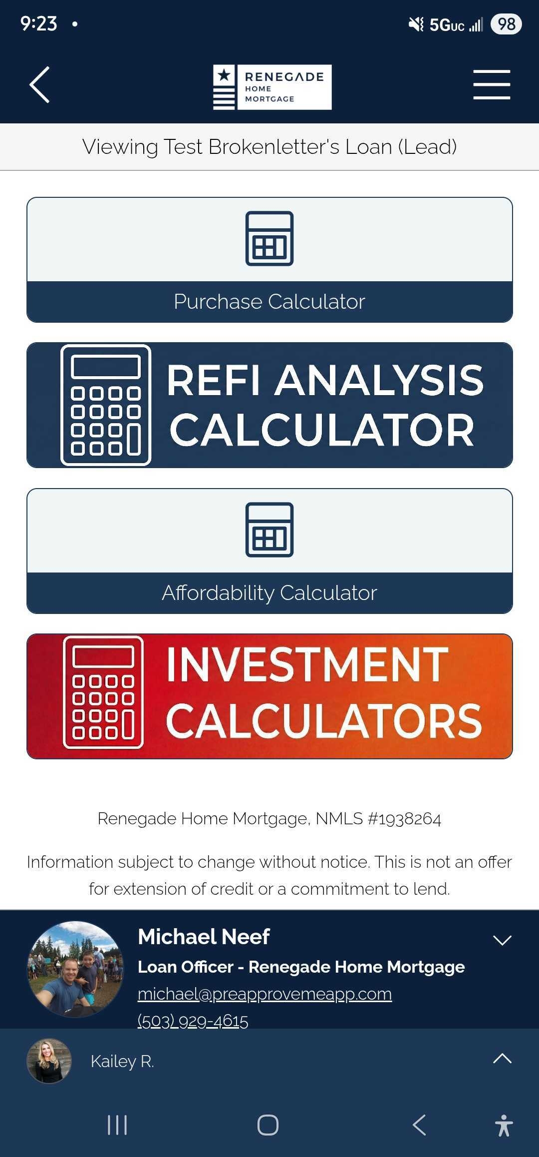 Purchase, refi, affordability, and investment calculators